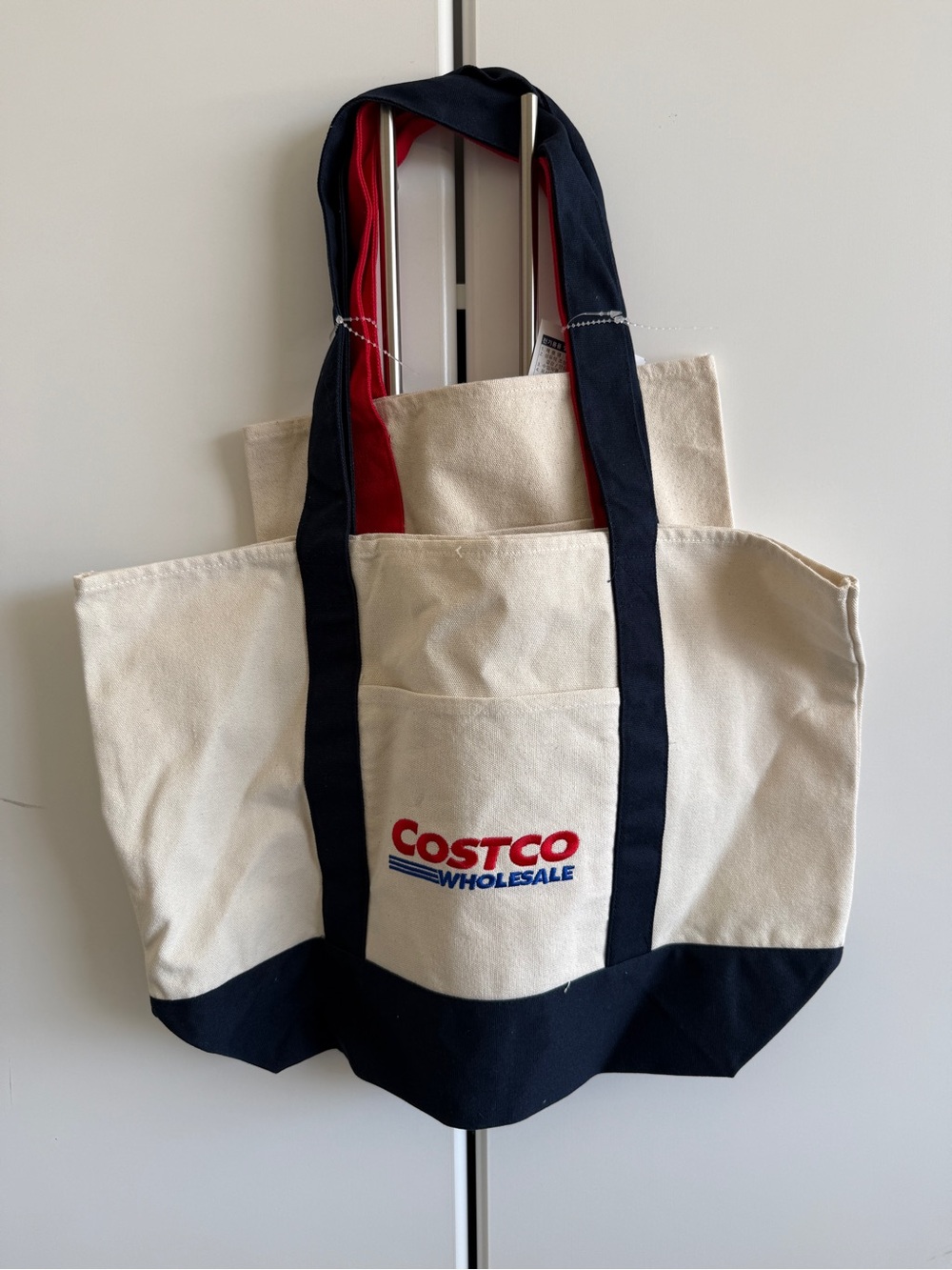 Brand New Limited Costco Canvas Tote Bag Set